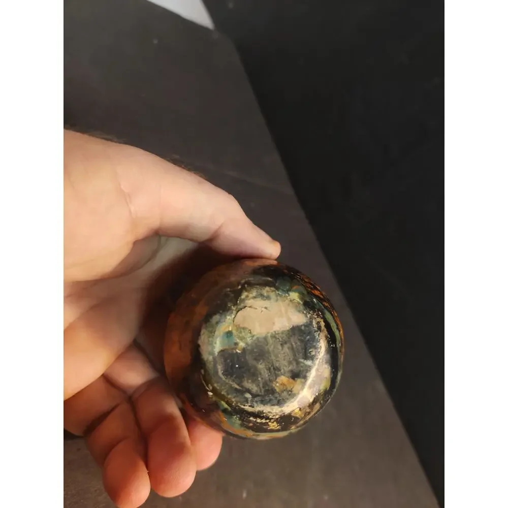 Handmade vintage marbled